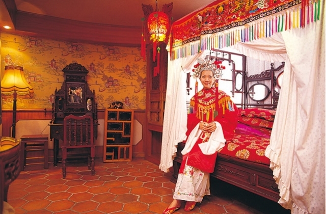 伝統的な花嫁の部屋